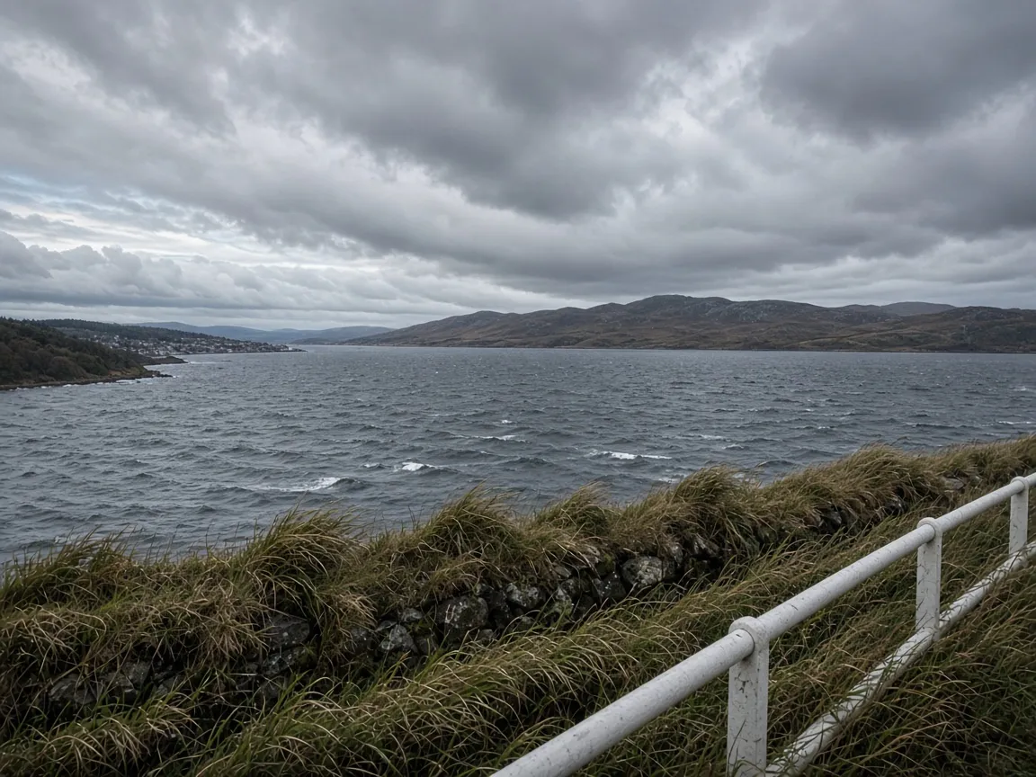 Windy Clyde overlook near Greenock, Inverclyde
