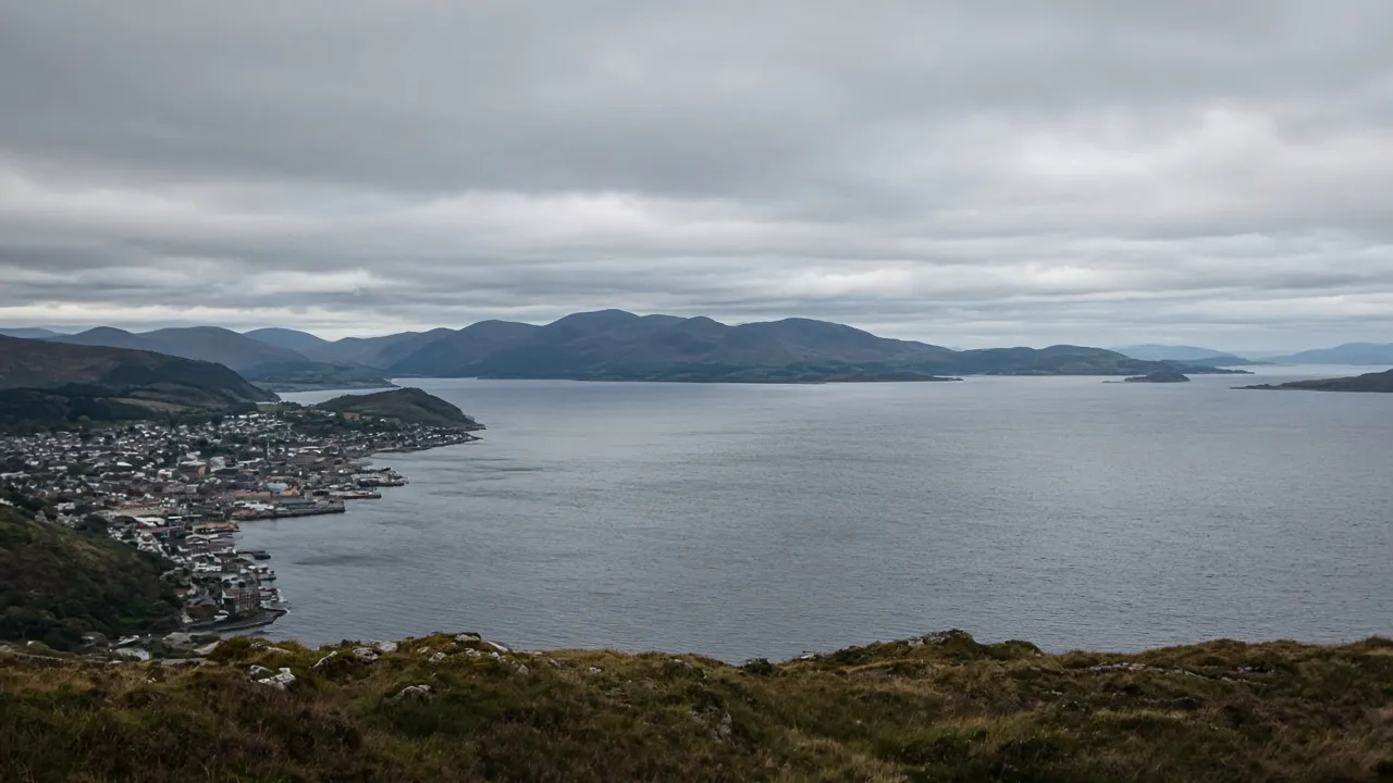 View from Lyle Hill over the Firth of Clyde, Greenock, Inverclyde